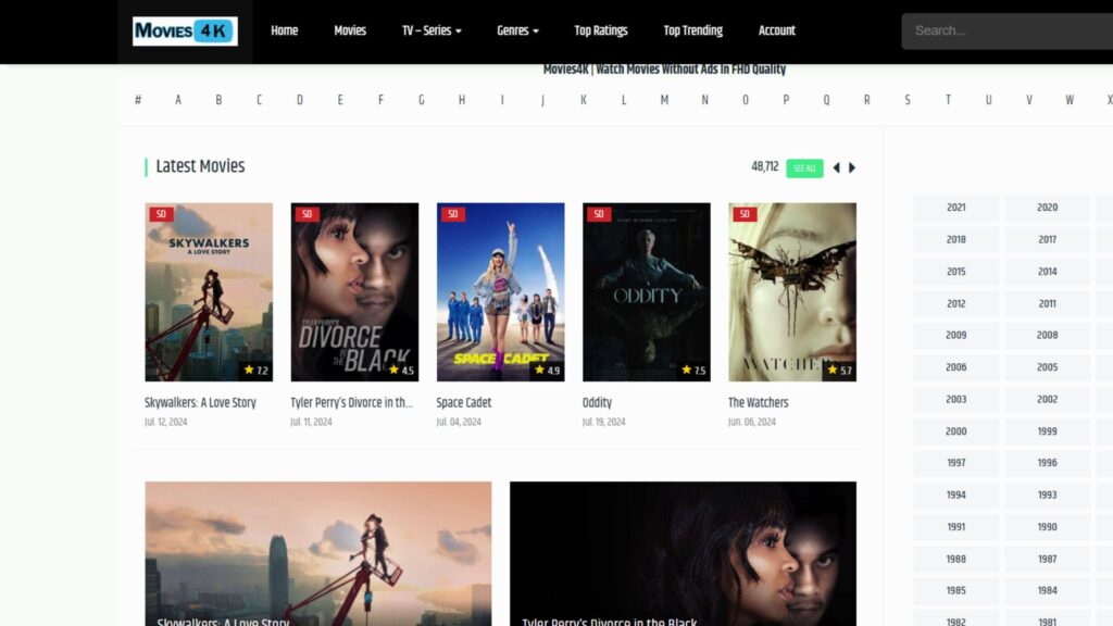 hurawatch alternatives - Movies4K