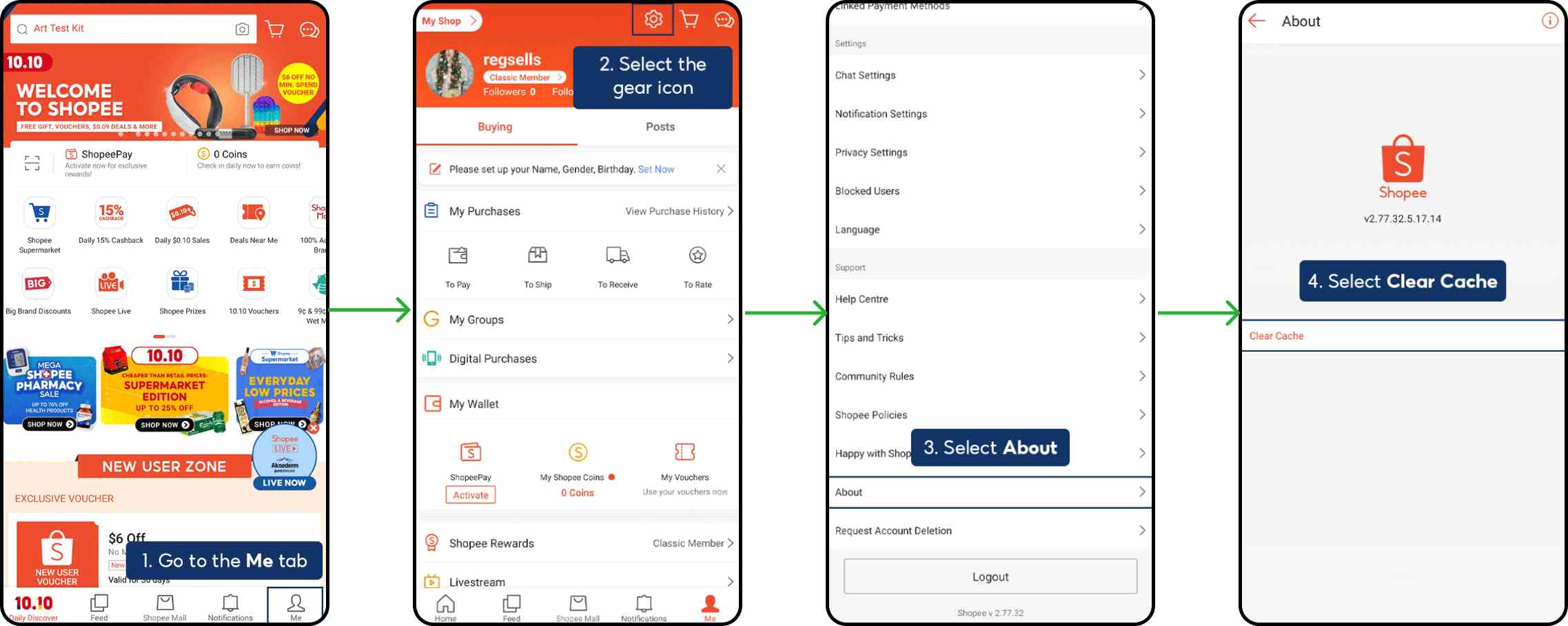 how to fix access issues on shopee app