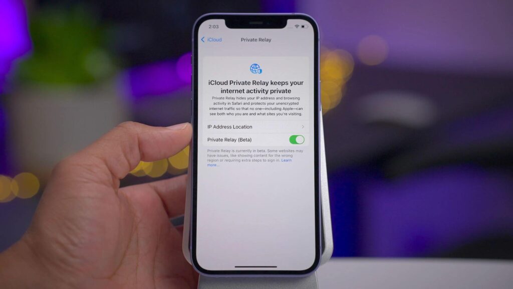 iCloud Private Relay is an extra feature available