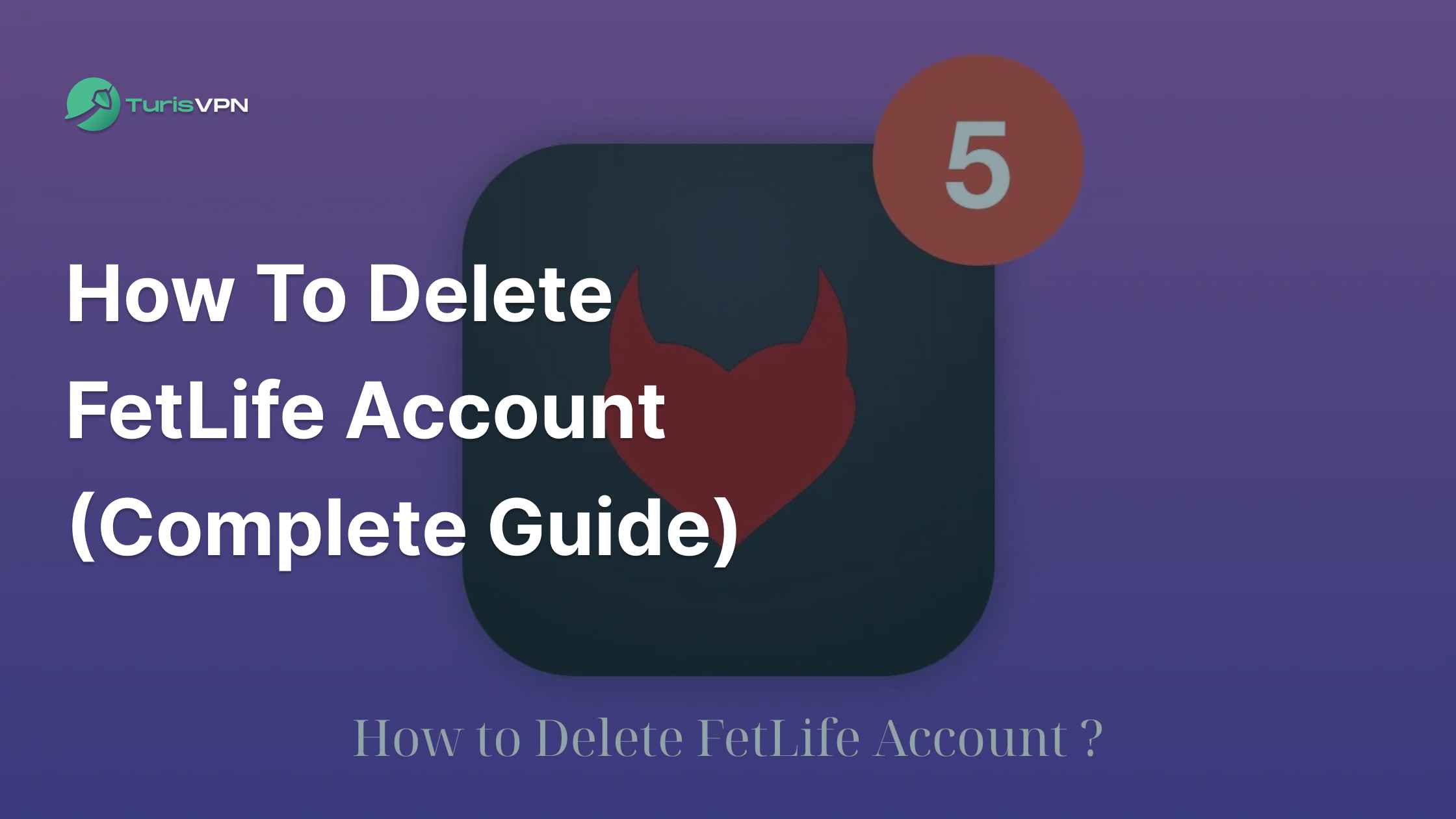 How to Delete FetLife Account (Complete Guide) thumbnail