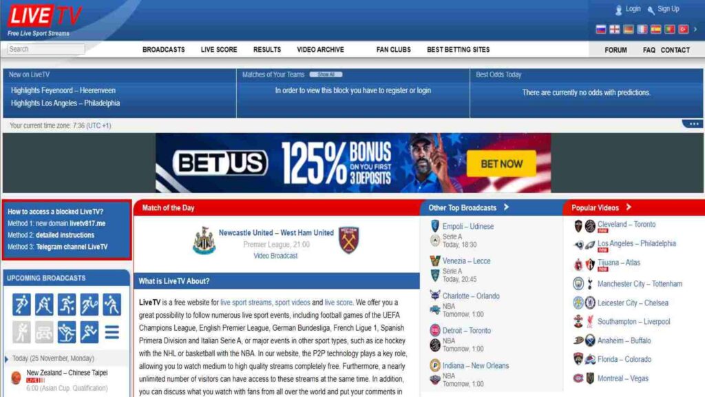 livetv-sport-platform