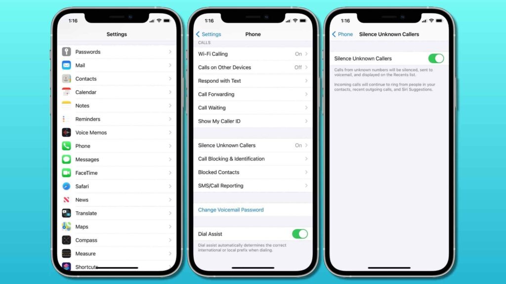 silence-unknown-callers