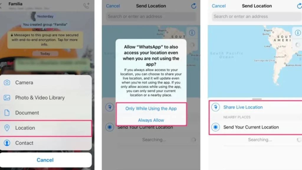 Share-Your-Live-Location-on-WhatsApp-for-iphone