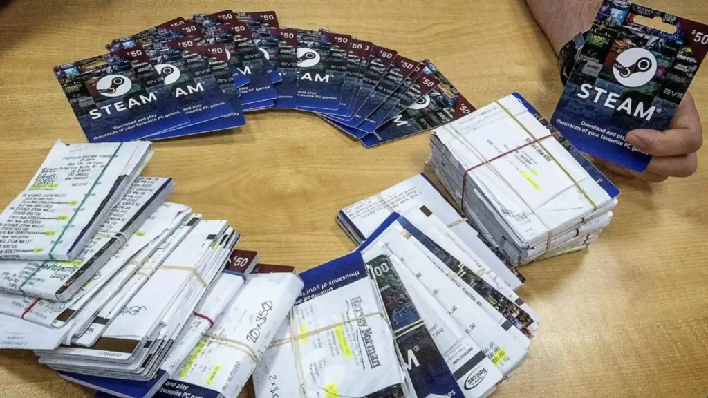 Resale Steam cards